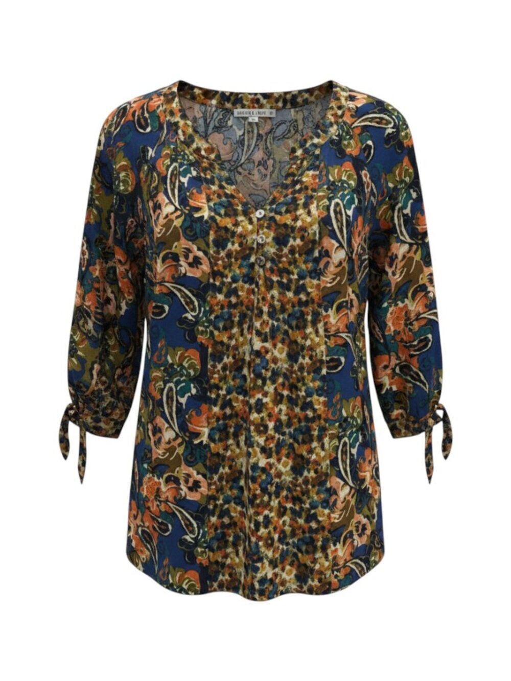 Figueroa & Flower Blouse PL Multi-Color